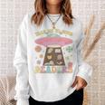 Take Me To Your Readers Groovy Book Reader Book Reading Sweatshirt Gifts for Her