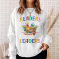 Readers Are Leaders Book Lover Reading Mom Premium Tri-Blend Sweatshirt Gifts for Her