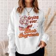 Reading Book Lover Bookish Crying Over Book Boyfriends Sweatshirt Gifts for Her Reading Book Lover Bookish Crying Over Book Boyfriends Sweatshirt Gifts for Her
