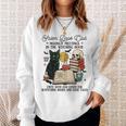 Reading Book Lover Witch Massachusetts Salem Book Club Sweatshirt Gifts for Her