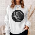 Reading Cat Book Lover Cat Lover Bookworm Cat Owner Sweatshirt Gifts for Her