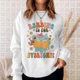Reading Is For Everyone Book Lover Bookworm Bookish Groovy Sweatshirt Gifts for Her