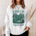 Reading Is My Favorite Sport Book Lover Bookworm Sweatshirt Gifts for Her