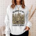 Reading Is My Favorite Sport Dragon Book Lover Bookworm Sweatshirt Gifts for Her Reading Is My Favorite Sport Dragon Book Lover Bookworm Sweatshirt Gifts for Her