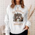 Reading Ghost Halloween Library Weekend Book Lovers Women Premium Tri-Blend Sweatshirt Gifts for Her