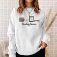 Reading Season Book Lover Librarian Cozy Bookworm Sweatshirt Gifts for Her