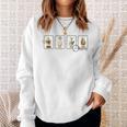 Reading Silly Goose Book Cute Bookish Teacher Stamp Sweatshirt Gifts for Her Reading Silly Goose Book Cute Bookish Teacher Stamp Sweatshirt Gifts for Her