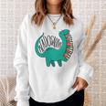 Readosaurus Cute Dinosaur Reading Books Reading Sweatshirt Gifts for Her