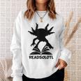 Readsolotl Axolotls Funny Kids Reading Fish Books Kawaii Sweatshirt Gifts for Her