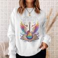 Rockstar Powered BY Books Reading Rocks Preschool Teacher Sweatshirt Gifts for Her