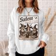Salem Book Club Bookish Halloween Retro Salem Witch Book Sweatshirt Gifts for Her