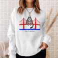 San Francisco Cat Golden Gate Bridge Book Lover Vintage Sweatshirt Gifts for Her San Francisco Cat Golden Gate Bridge Book Lover Vintage Sweatshirt Gifts for Her