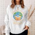 Save Earth It's Only Planet With Books Reader Earth Day Sweatshirt Gifts for Her