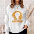 This Is My Scary Librarian Halloween Book Lover Scary Reader Sweatshirt Gifts for Her
