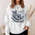 Schnauzer Hammock Reading Book Schnauzer Glasses Sweatshirt Gifts for Her Schnauzer Hammock Reading Book Schnauzer Glasses Sweatshirt Gifts for Her