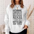 School Librarian Only Vintage Library Book Lover Sweatshirt Gifts for Her School Librarian Only Vintage Library Book Lover Sweatshirt Gifts for Her