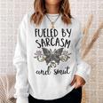 Smut And Sarcasm Women Sarcastic Romance Reader Smutty Books Sweatshirt Gifts for Her