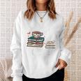 Sorry Can't I'm Booked- Bookworm Book Nerd Book Reader Sweatshirt Gifts for Her