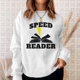 Speed Reader Book Lover Reading Sweatshirt Gifts for Her Speed Reader Book Lover Reading Sweatshirt Gifts for Her