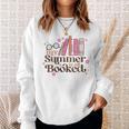 My Summer Is All Booked Retro Summer Book Lover Womens Girls Sweatshirt Gifts for Her My Summer Is All Booked Retro Summer Book Lover Womens Girls Sweatshirt Gifts for Her