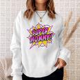 Super Mommy Comic Book Superhero Mother's Day Sweatshirt Gifts for Her Super Mommy Comic Book Superhero Mother's Day Sweatshirt Gifts for Her