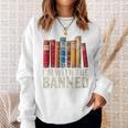 Support Banned Books Freedom I'm With The Banned Sweatshirt Gifts for Her