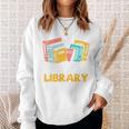 Support Your Local Library Vintage Book Lover Sweatshirt Gifts for Her