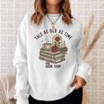 Tale As Old As Time Book Lover Floral Sweatshirt Gifts for Her