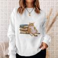 That's What I Do I Read Books I Pet Cats And I Know Things Sweatshirt Gifts for Her