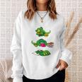 Triathlete Eating Sleeping Reading Dragon Book Sweatshirt Gifts for Her