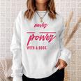 Never Underestimate The Power Of A Girl With A Book Read Sweatshirt Gifts for Her