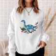 Unearth A Story Summer Reading 2026 Cute Plesiosaurus Book Sweatshirt Gifts for Her Unearth A Story Summer Reading 2026 Cute Plesiosaurus Book Sweatshirt Gifts for Her