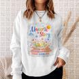 Unearth a Story Summer Reading 2026 Wildflower Book Library Sweatshirt Gifts for Her Unearth a Story Summer Reading 2026 Wildflower Book Library Sweatshirt Gifts for Her