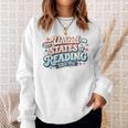 United States Of Reading Patriotic Book Lover Premium Tri-Blend Sweatshirt Gifts for Her