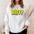 Vintage Comic Book Style Sound Effect Biff Sweatshirt Gifts for Her Vintage Comic Book Style Sound Effect Biff Sweatshirt Gifts for Her