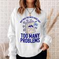 Why Was The Math Book Sad Too Many Problems Math Humor Sweatshirt Gifts for Her
