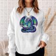 In a World Of Bookworms Be a Book Dragon Reading Sweatshirt Gifts for Her