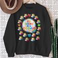 100 Books For 100 Days 100th Day Of School Top Teacher Kid Sweatshirt Gifts for Old Women