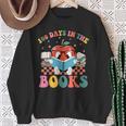 100 Days In The Books Reading Lover 100th Day Of School Sweatshirt Gifts for Old Women