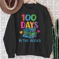 100 Days In The Books School Celebration Sweatshirt Gifts for Old Women