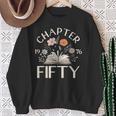 1976 Chapter Fifty 50th Birthday Decorations Wildflower Book Sweatshirt Gifts for Old Women 1976 Chapter Fifty 50th Birthday Decorations Wildflower Book Sweatshirt Gifts for Old Women