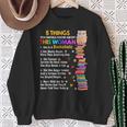 5 Things Should Know About This Woman Bookaholic Book Lover Sweatshirt Gifts for Old Women