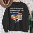 67 Meme English Teacher Reading Book Lover Humor Sweatshirt Gifts for Old Women