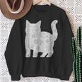 Adult Coloring Book CAT Mandala Flowers T-Shirt Sweatshirt Gifts for Old Women