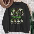 You Are Affirmations Goose StPatrick's Day Book Teacher Sweatshirt Gifts for Old Women You Are Affirmations Goose StPatrick's Day Book Teacher Sweatshirt Gifts for Old Women