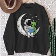 Astronaut Alien Reading Book Moon Space Sweatshirt Gifts for Old Women Astronaut Alien Reading Book Moon Space Sweatshirt Gifts for Old Women