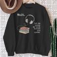 Audiobook Enthusiasts Headphones Book Club Bookworm Sweatshirt Gifts for Old Women