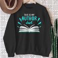 This Is My Author Shirt Write Book Sweatshirt Gifts for Old Women