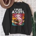Axolotl Book Lover Librarian Reading Library Readers Sweatshirt Gifts for Old Women Axolotl Book Lover Librarian Reading Library Readers Sweatshirt Gifts for Old Women