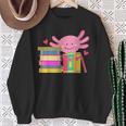 Axolotl Book Reading Librarian English Teacher For Men Women Kids Sweatshirt Gifts for Old Women